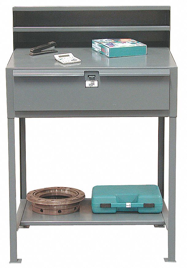 Strong Hold 36 X 28 X 54 Steel Shipping And Receiving Desk