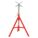 HIGH PIPE STAND, V-HEAD, 2500 LB, 12 IN DIA, 28 TO 53 IN HEIGHT, LOCKING RING, FOR GROOVERS