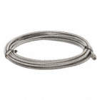 DRAIN CLEANING CABLE, INNER CORE, STEEL, 25 FTX5/16 IN, 1¼ IN BULB, FOR DRUM MACHINES