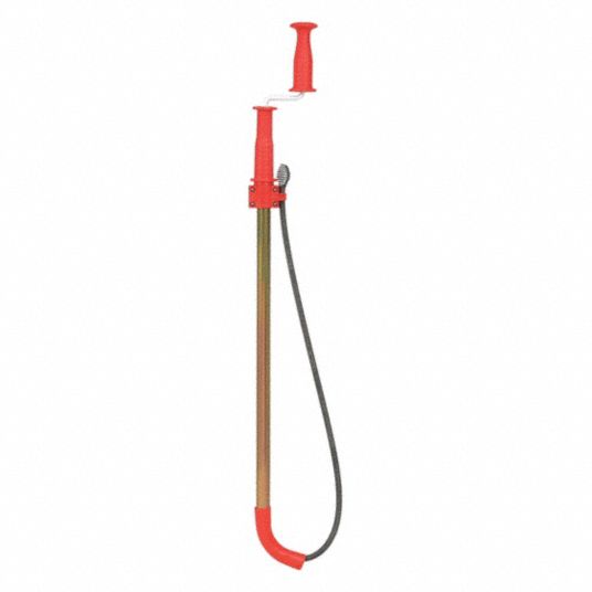 RIDGID Closet Auger, 6 Ft, 1/2 In Cable w/Bulb 4CX1159797 Grainger