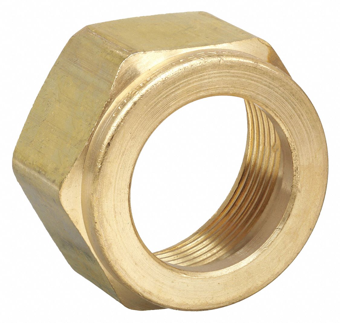 Brass, For 3 4 In Tube Od, Tube Nut - 4cxg8