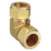 Single Ferrule Brass Instrumentation Compression Fittings