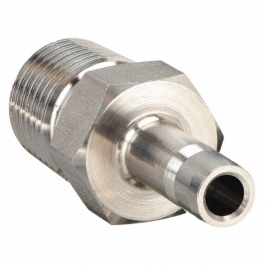 316 Stainless Steel, Compression x MNPT, Tube End Male Adapter - 4CXL7 ...