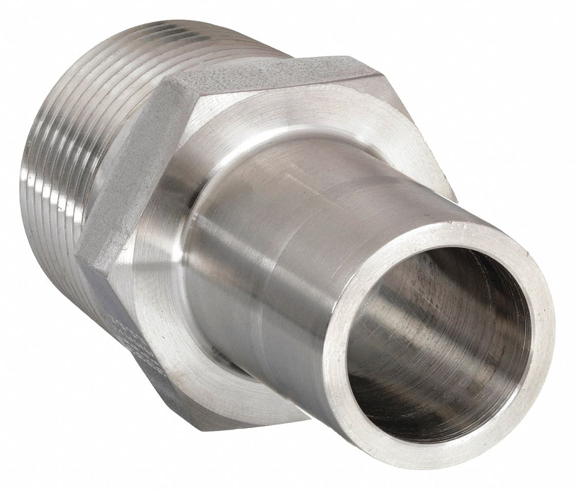 12MA12N-316 - Parker Tube Fitting, NPT Tube End Male Adapter - A-LOK Series