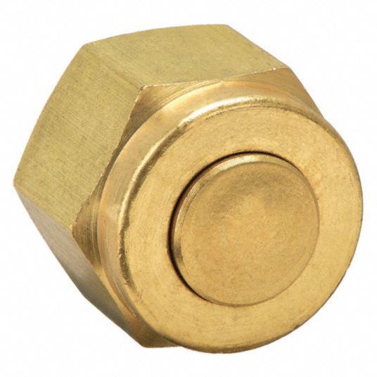 Compression Tube Cap: 1/4 Tube OD