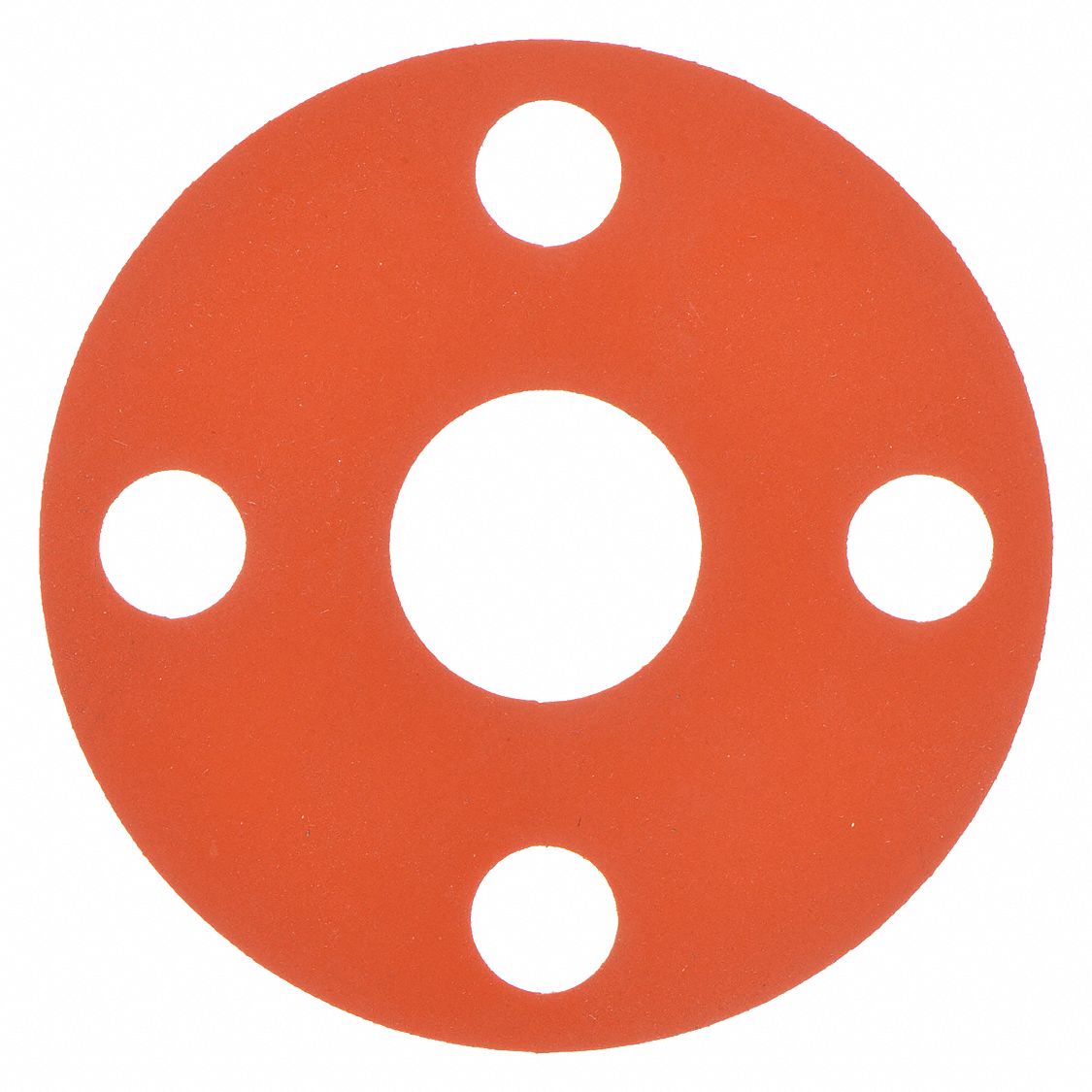 FULL FACE FLANGE GASKET: CLASS 150, SILICONE, FOR 1½ IN PIPE, ⅛ IN THICK, 1 7/8 IN ID