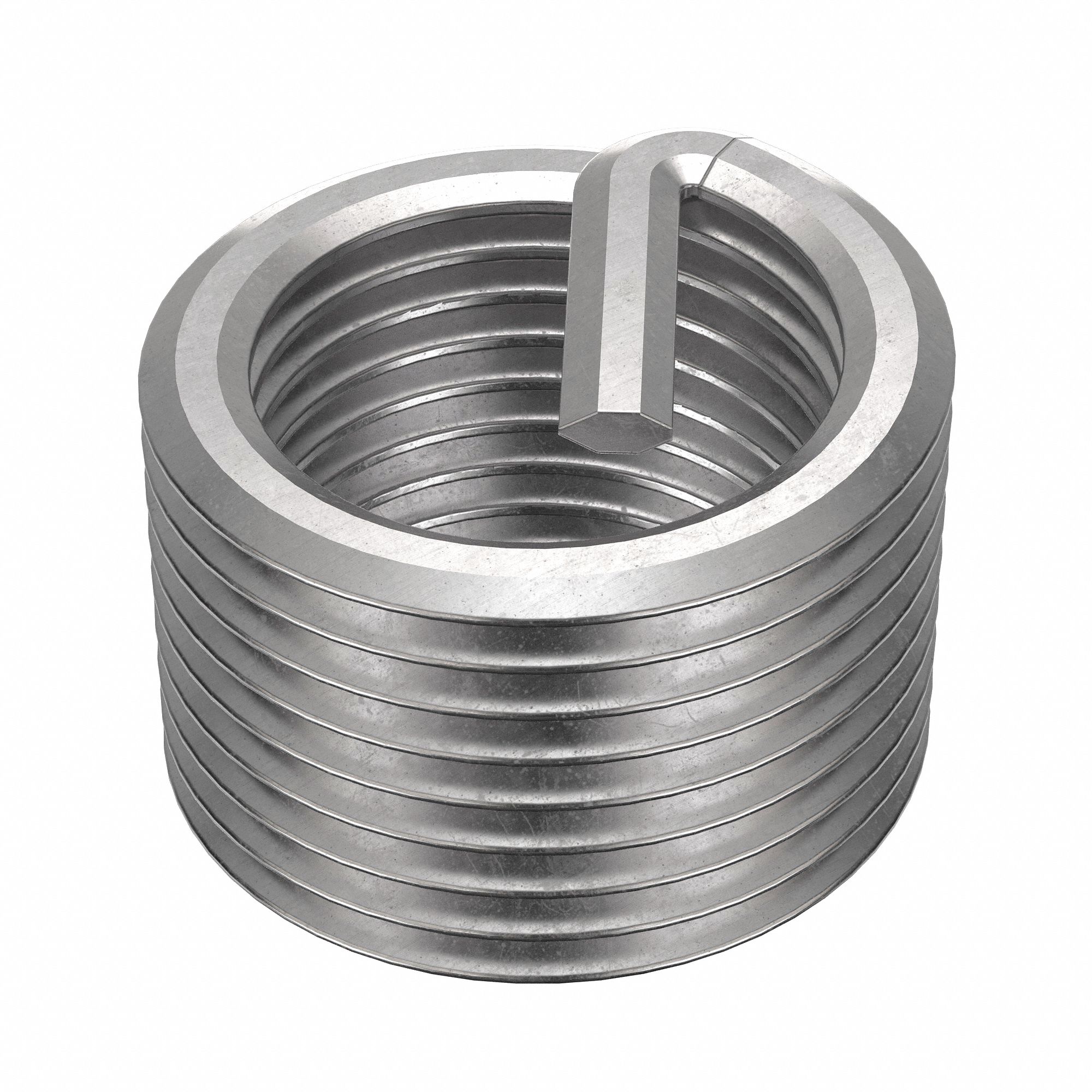Helical Insert: Tanged Tang Style, Free-Running, M14-1.25 Thread Size, Plain, Plain, 6 PK