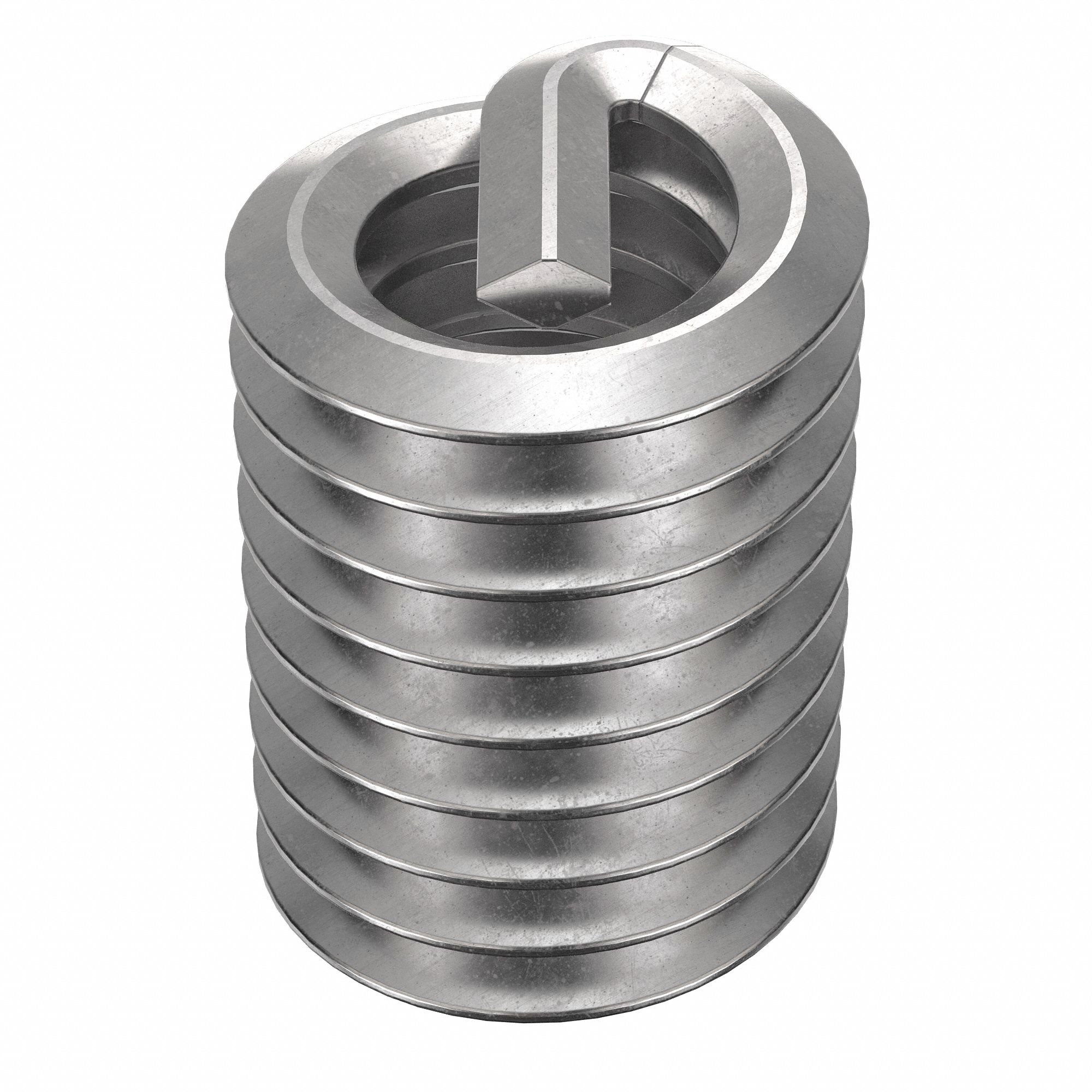 Helical Insert: Tanged Tang Style, Free-Running, 1/4"-20 Thread Size, Plain, Plain, 100 PK