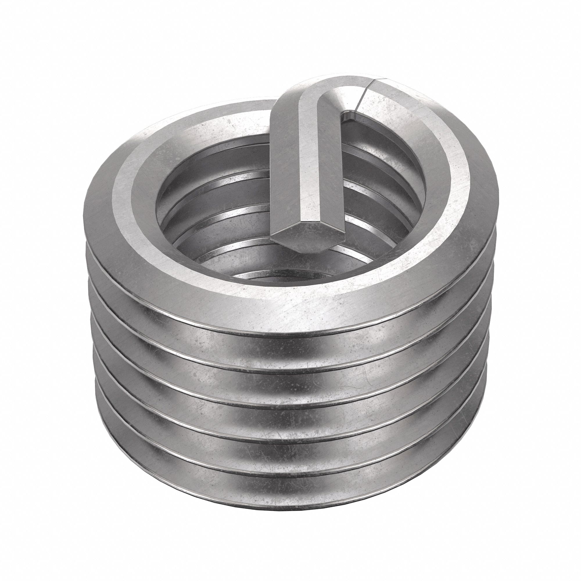 Helical Insert: Tanged Tang Style, Free-Running, 1/4"-28 Thread Size, 100 PK
