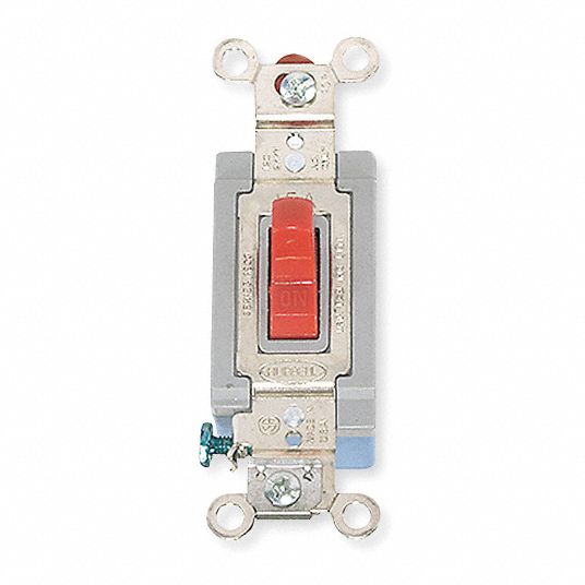 Toggle Switch, Single Pole, Wall Switch 4D264HBL1201R Grainger