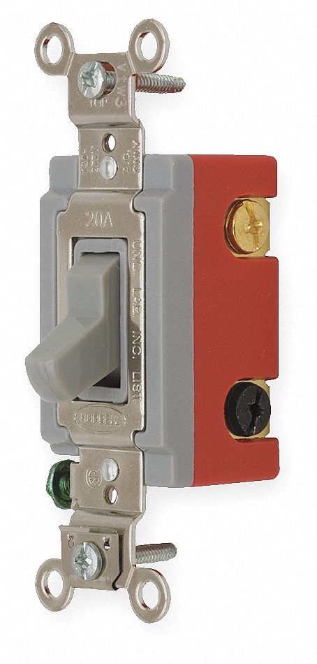 HUBBELL Interruptor De Pared, Amperes CA 20, Tipo De Interruptor: 4 ...