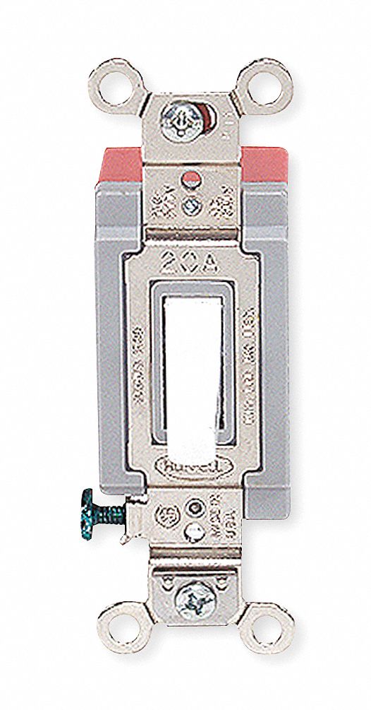 HUBBELL WIRING DEVICEKELLEMS Wall Switch, 4Way, Maintained, Toggle 4D286HBL1224W Grainger