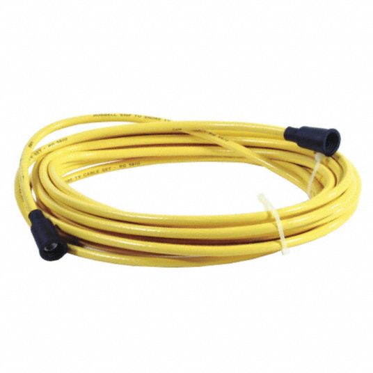 HUBBELL WIRING DEVICE-KELLEMS Marine/RV Television Cable,25 Ft - 4D604 ...