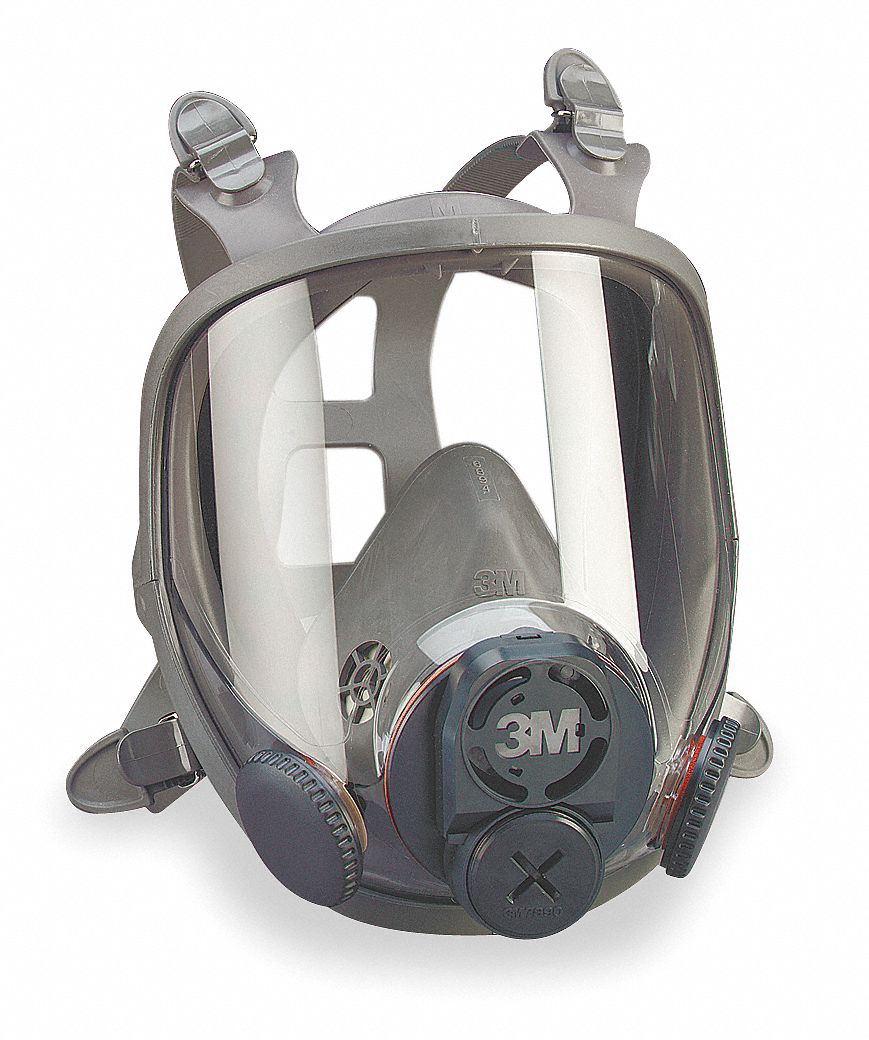 Giotto Dibondon fuzzy forklædning Silicone/Thermoplastic Elastomer, Bayonet, Full Face Respirator -  4DA45|6800DIN - Grainger