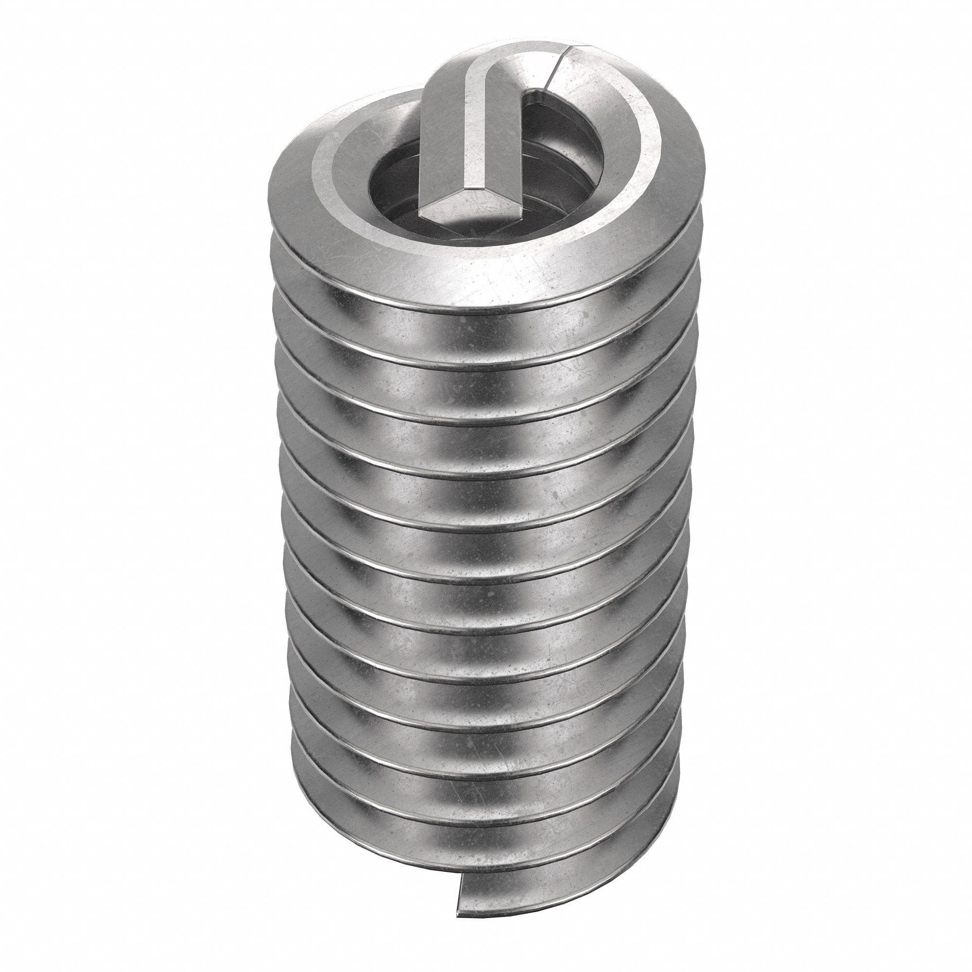 Helical Insert: Tanged Tang Style, Free-Running, #4-40 Thread Size, 100 PK