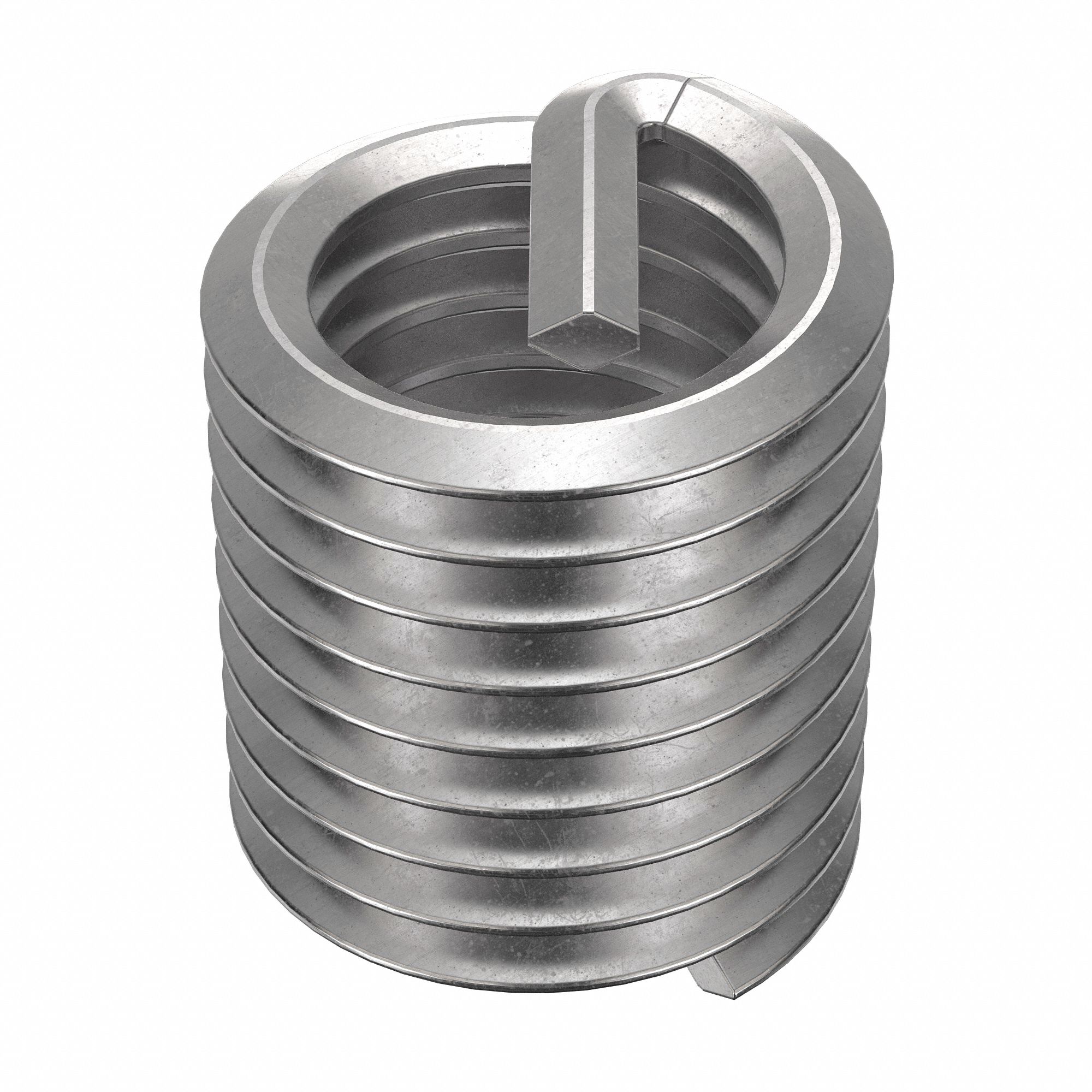 Helical Insert: Tanged Tang Style, Free-Running, 5/8"-11 Thread Size, Plain, Plain, 100 PK