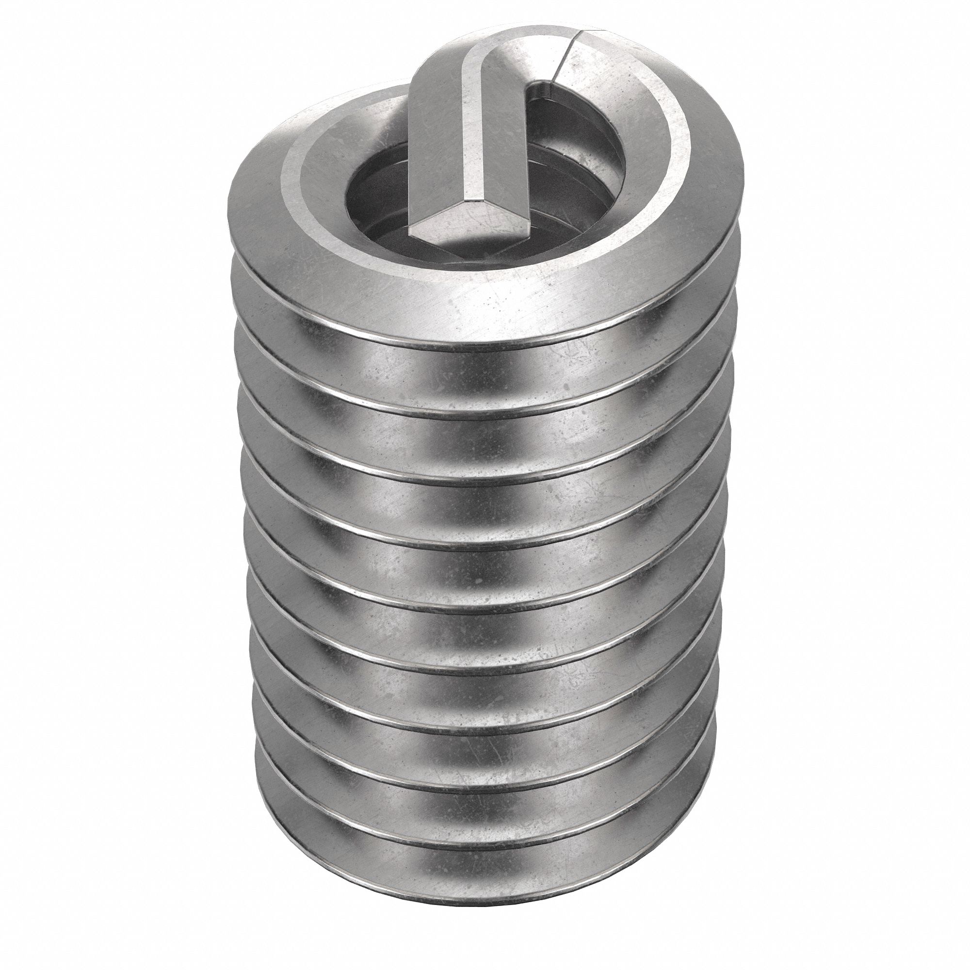 Helical Insert: Tanged Tang Style, Free-Running, #6-32 Thread Size, 100 PK