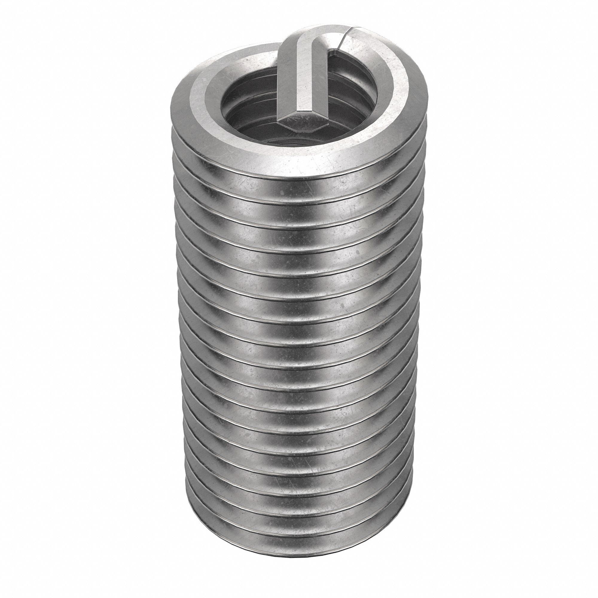 Helical Insert: Tanged Tang Style, Free-Running, M5-0.80 Thread Size, Plain, Plain, 100 PK