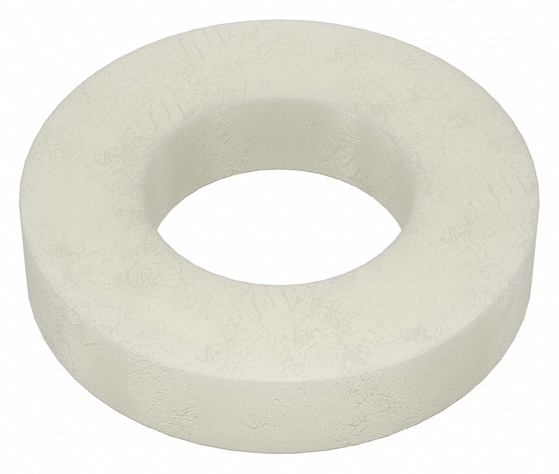 RONDELLE PLATE, P/VIS NO6, NYLON, ORDINAIRE, DI 0,162PO, DE 5/16PO, 40 PQ