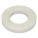 FLAT WASHER, FOR ¼ IN SCREW, NYLON, PLAIN FINISH, 0.252 IN INSIDE DIAMETER, 40 PK
