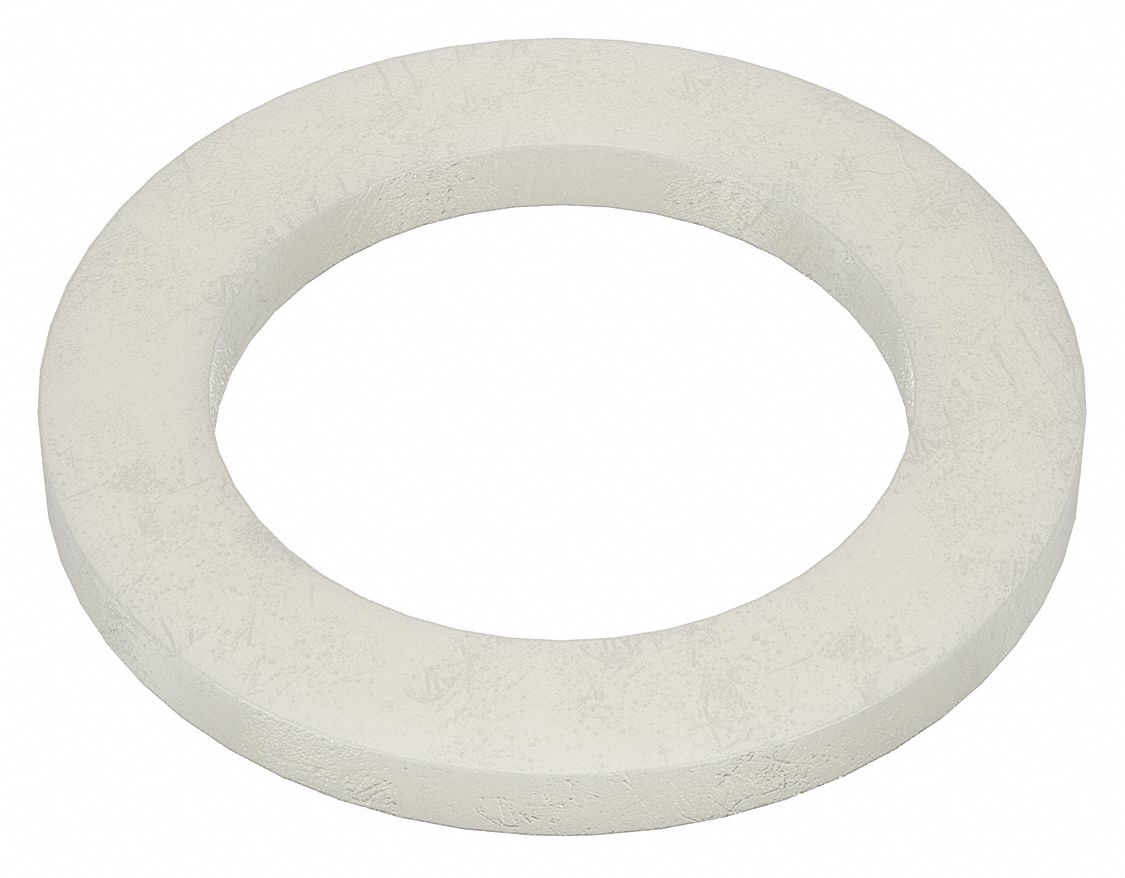 FLAT WASHER,NYLON,FITS 1/2 IN,PK 40