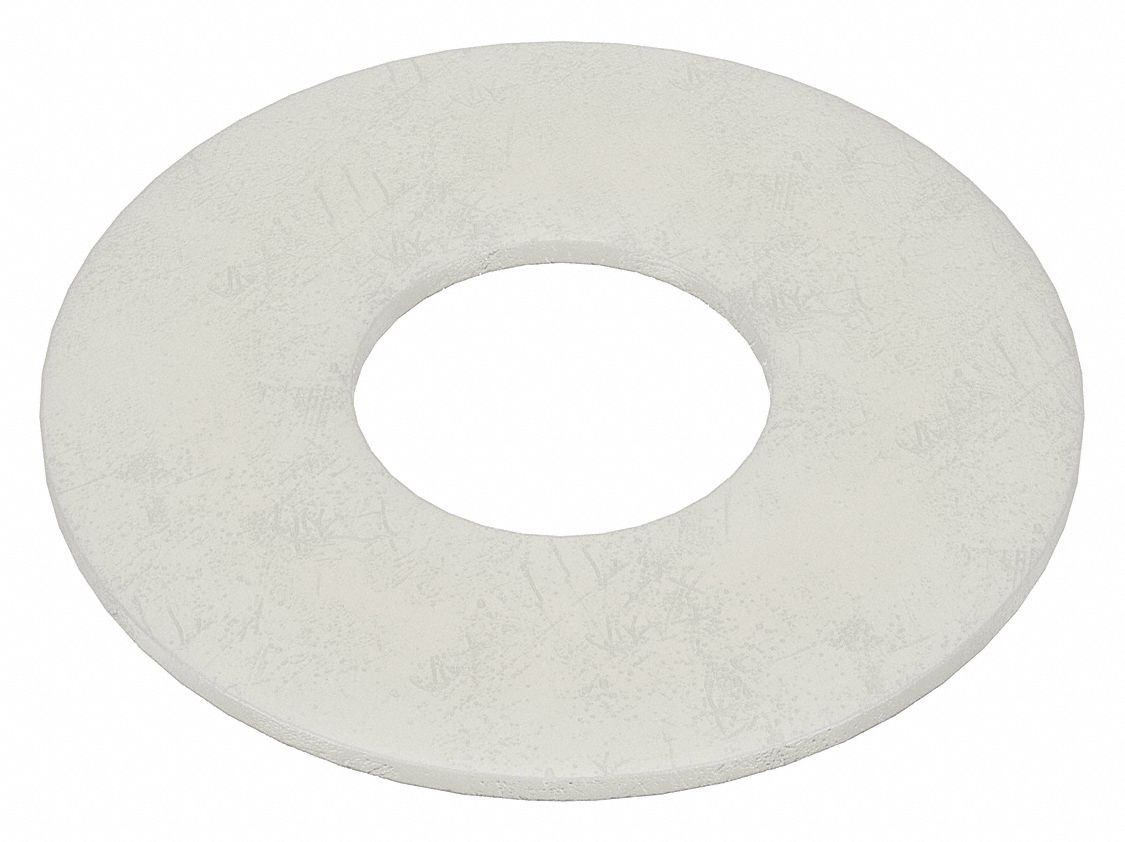 RONDELLE PLATE, P/VIS ¾PO, NYLON, ORDINAIRE, DI 0,805PO, DO 2PO, 5 PQ