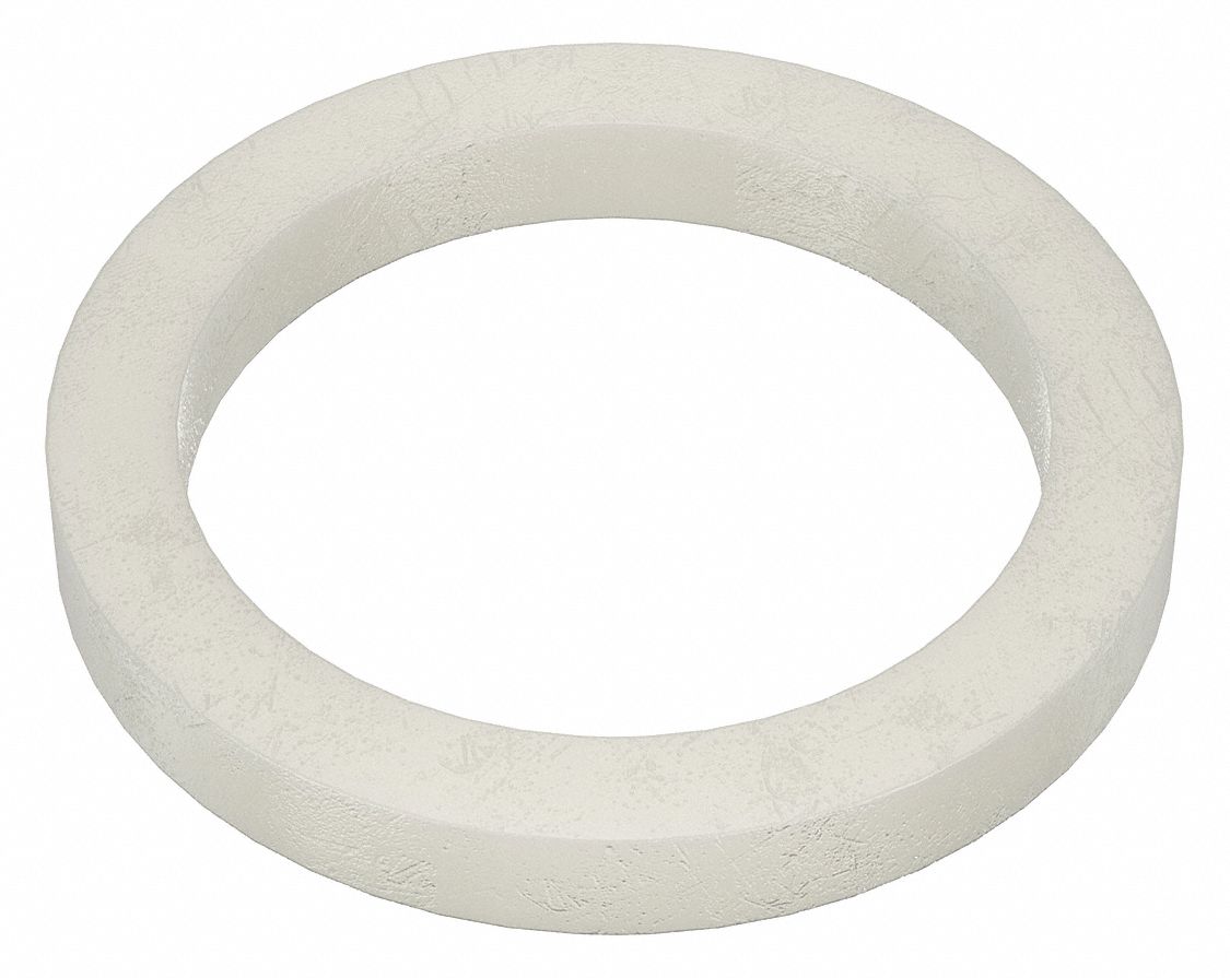 FLAT WASHER, FOR SCREW SIZE ¾ IN, NYLON, PLAIN FINISH, 0.812 IN ID, 10 PK