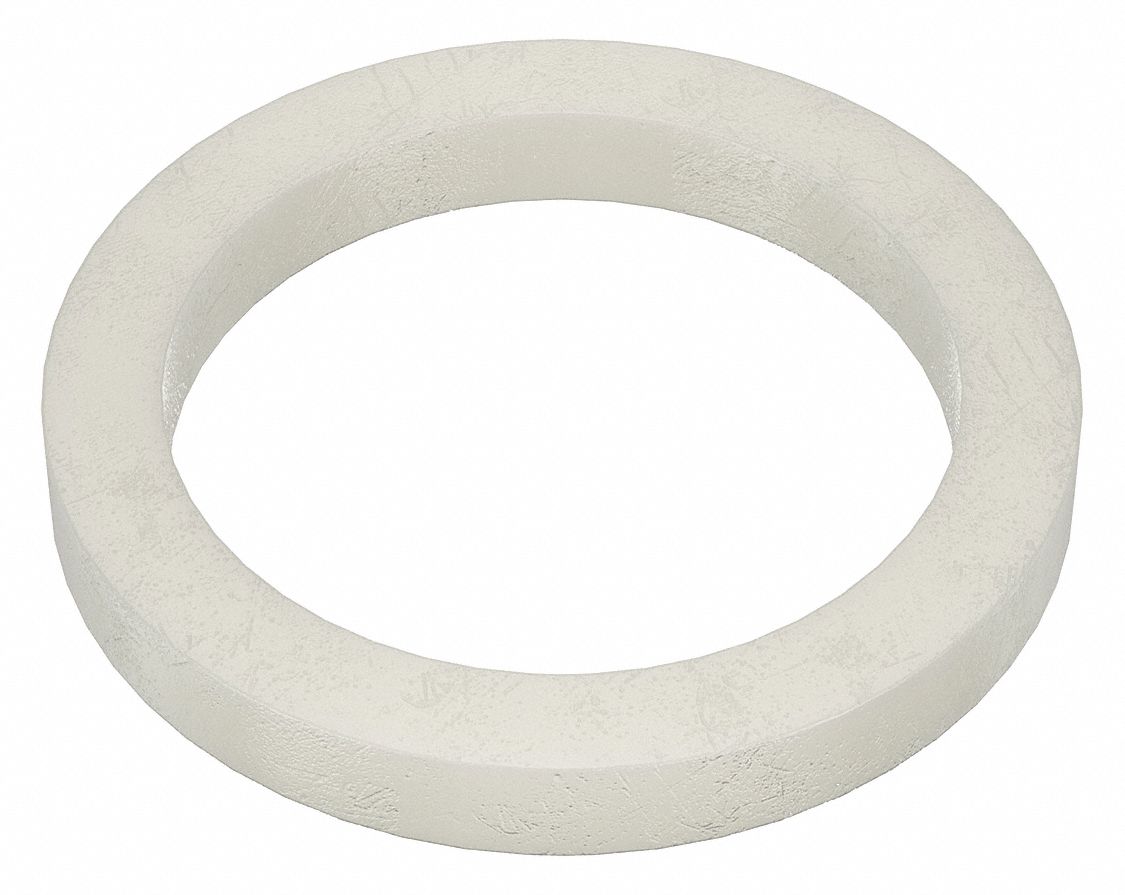 FLAT WASHER,NYLON,FITS 3/4 IN,PK 10