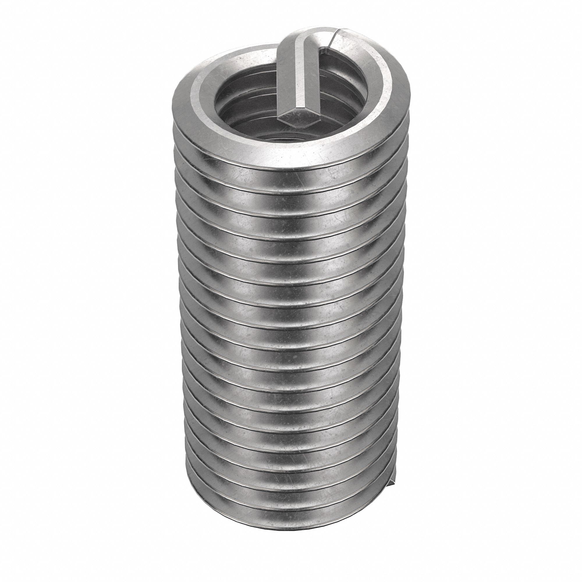 HELI-COIL Helical Insert: Tanged Tang Style, Free-Running, M8-1.25 Thread  Size, Plain, Plain, 100 PK