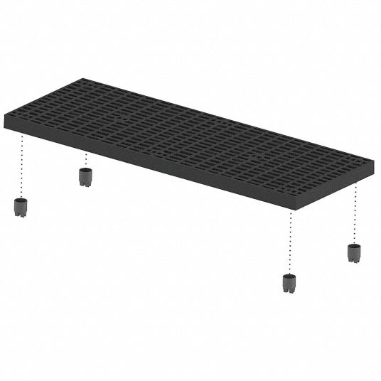 Work Platform Matting, Molded Plastic - Grainger