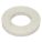 FLAT WASHER, FOR M6 SCREW, NYLON, PLAIN FINISH, 6.4MM IN DIA, 12MM OD, 50 PK