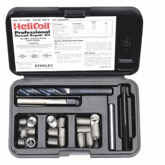 1/2 - 13 Thread Repair Kit - Helicoil Kit - HD Chasen Co