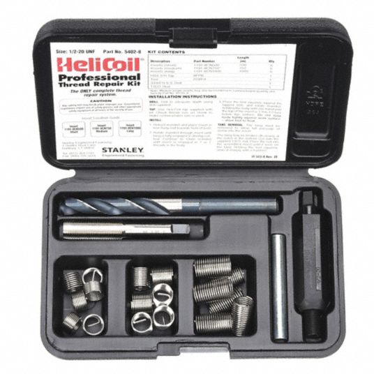 Kit réparation de filetage Helicoil M10 x P 1.25 prix : 9,99 € Motorkit  CT2744 directement disponible chez MOTORKIT