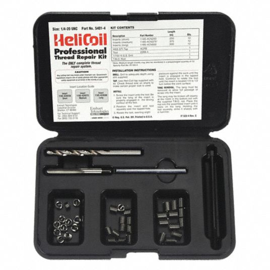 Helicoil Master inch Coarse Thread Repair Kit