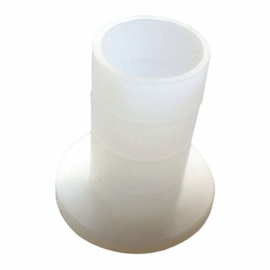 GRAINGER APPROVED 0.25 in Nylon 6/6 Shoulder Washer with Natural Finish