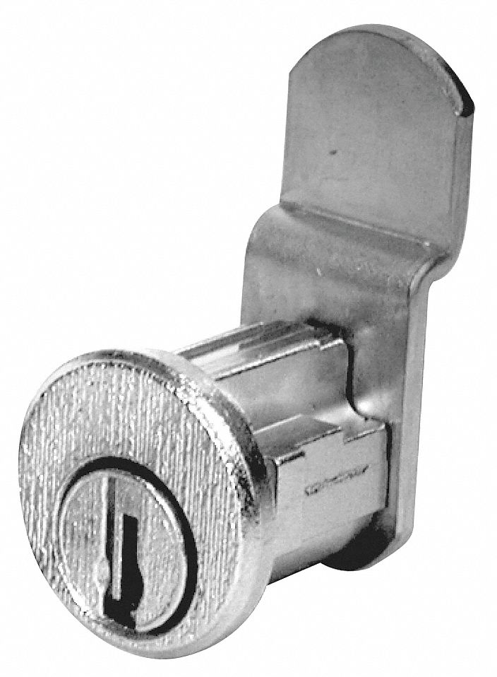Standard Keyed Cam Lock, Key Different Grainger