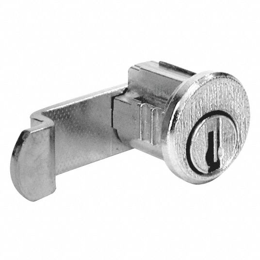 COMPX NATIONAL Pin Tumbler Keyed Cam Lock, Keyed Different, For