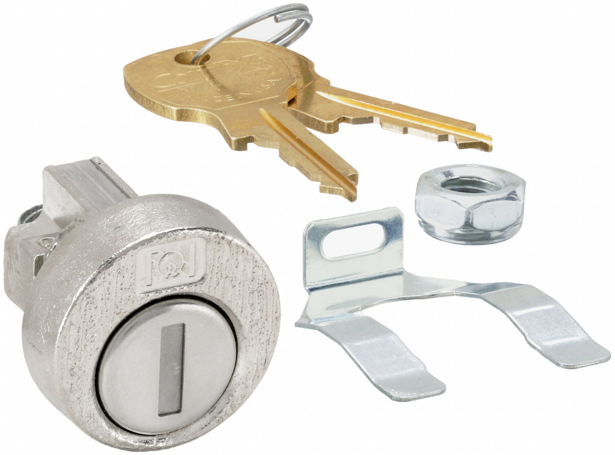 COMPX NATIONAL Pin Tumbler Keyed Cam Lock For 1/16 in Material Thick