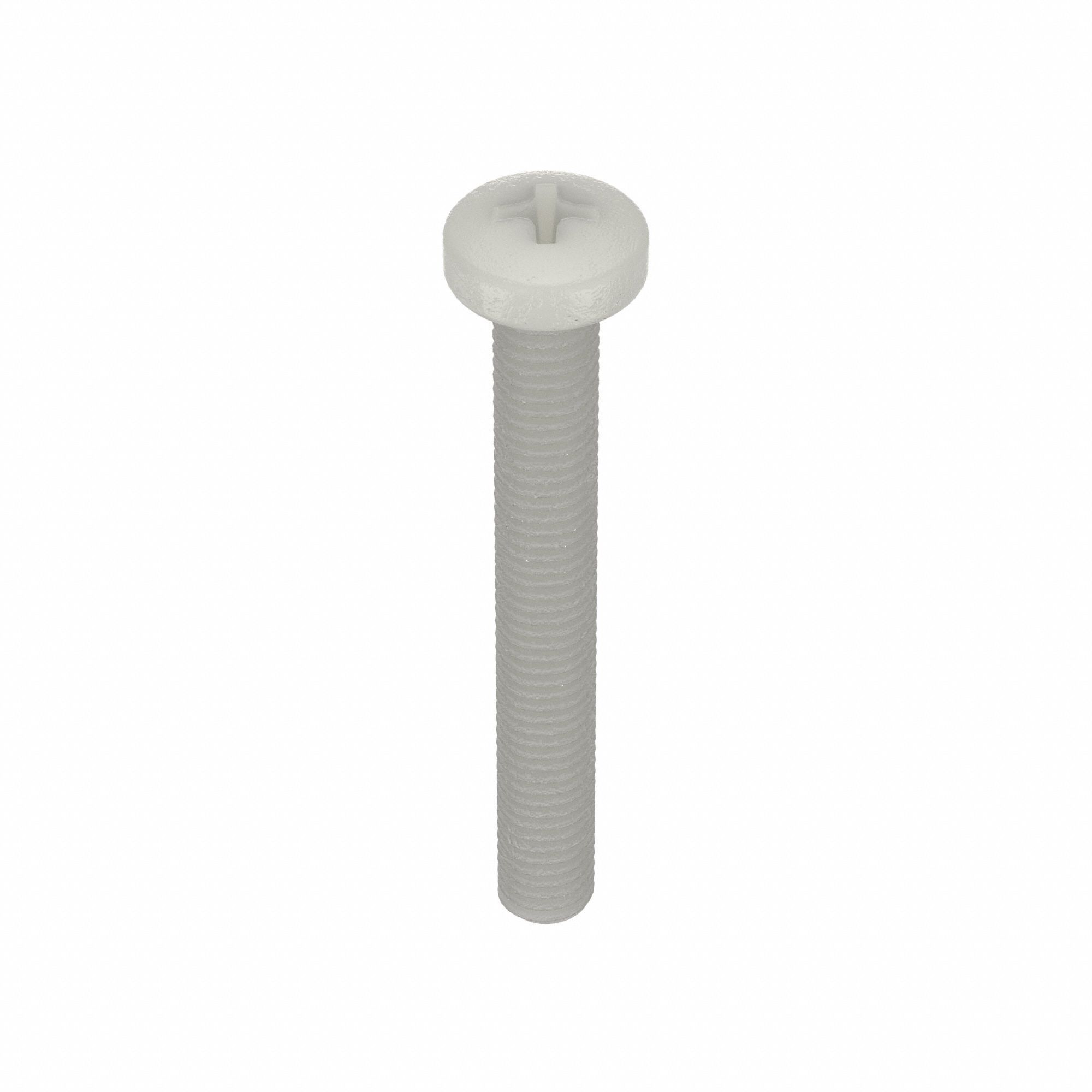 Machine Screw, M5x0.80x40mm, Natural, 25PK