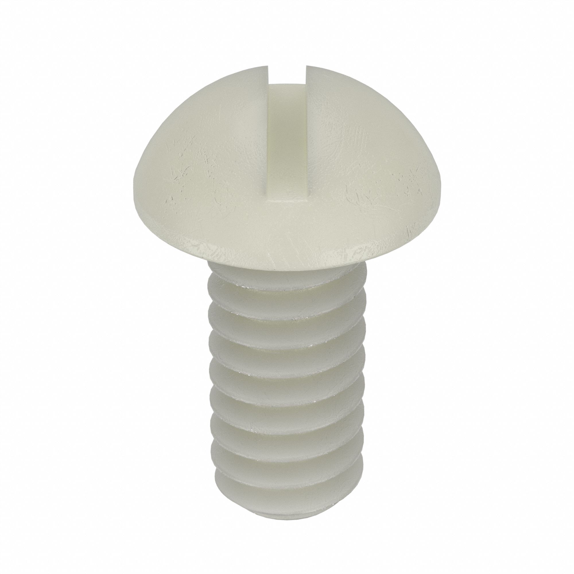 VIS MÉCANIQUE,NO2-56,3/16PO LO,NYLON,BRUT,RONDE,FENDUE,POUCE,50PQ