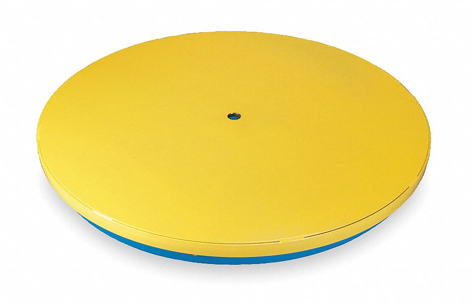 Rotating Platform: 4, 500 lb Load Capacity, 40 1/2 in Outside Dia, 3 1/2 in Overall Ht