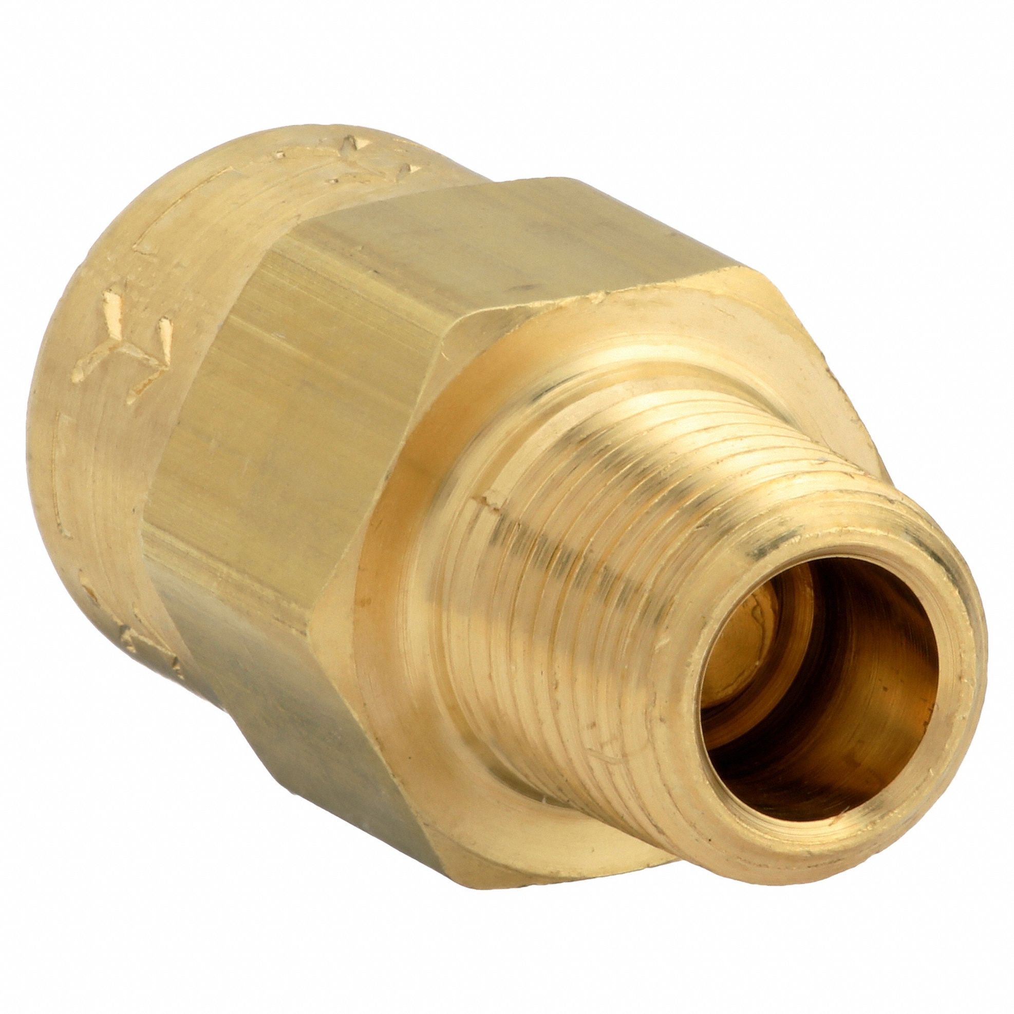 PISTON SPRING CHECK VALVE, PISTON, INLINE VALVE BODY, ⅛ IN PIPE, FNPT X MNPT