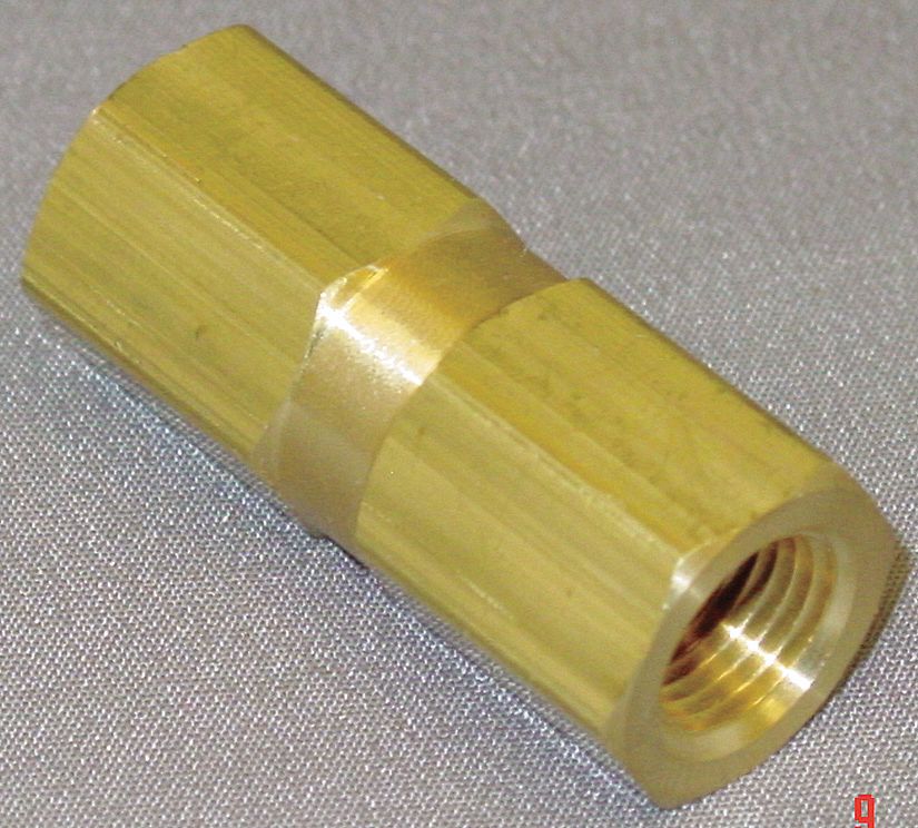 CLAPET NON-RETOUR PISTON,INOX,1/8PO,FNPT