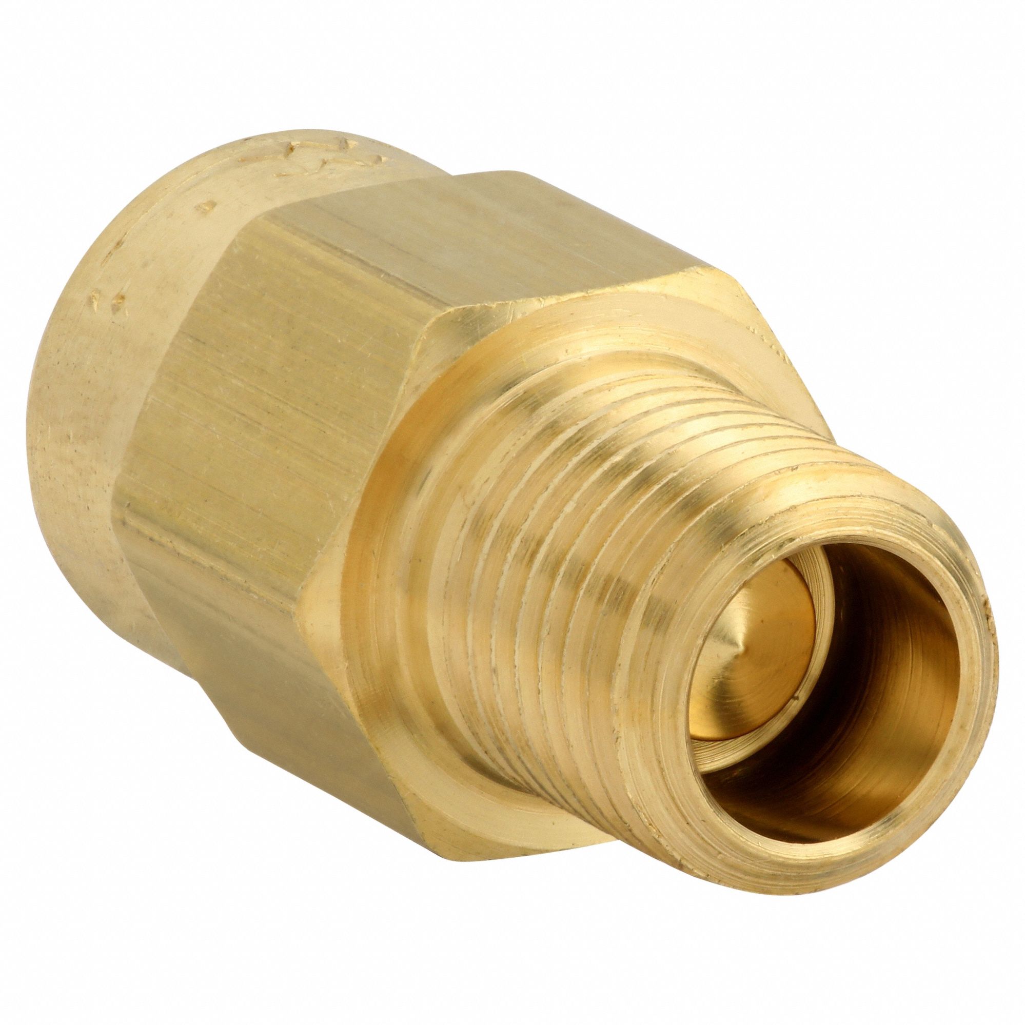 PISTON SPRING CHECK VALVE, PISTON, INLINE VALVE BODY, ¼ IN PIPE, FNPT X MNPT