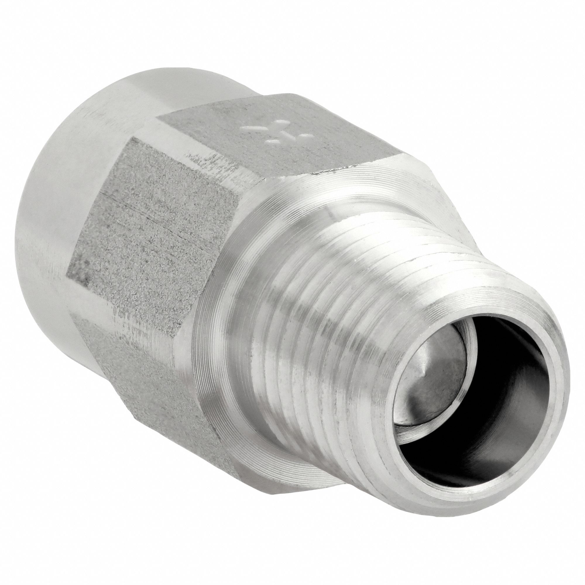 PISTON SPRING CHECK VALVE, PISTON, INLINE VALVE BODY, ¼ IN PIPE, FNPT X MNPT