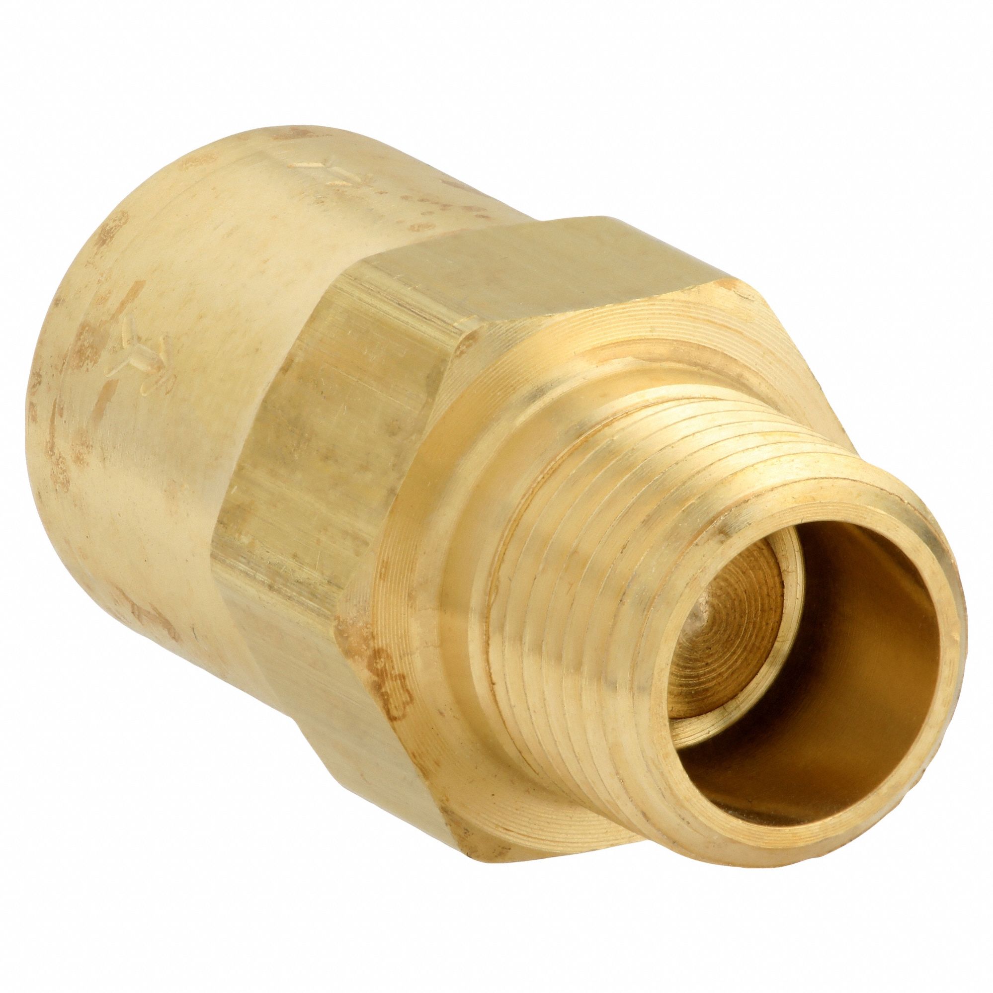 PISTON SPRING CHECK VALVE, PISTON, INLINE VALVE BODY, ½ IN PIPE, FNPT X MNPT