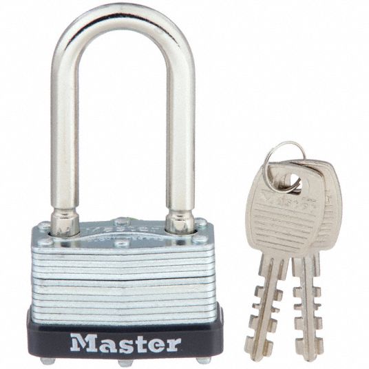 Master Lock Laminated Steel Safety Padlock 2 Shackle