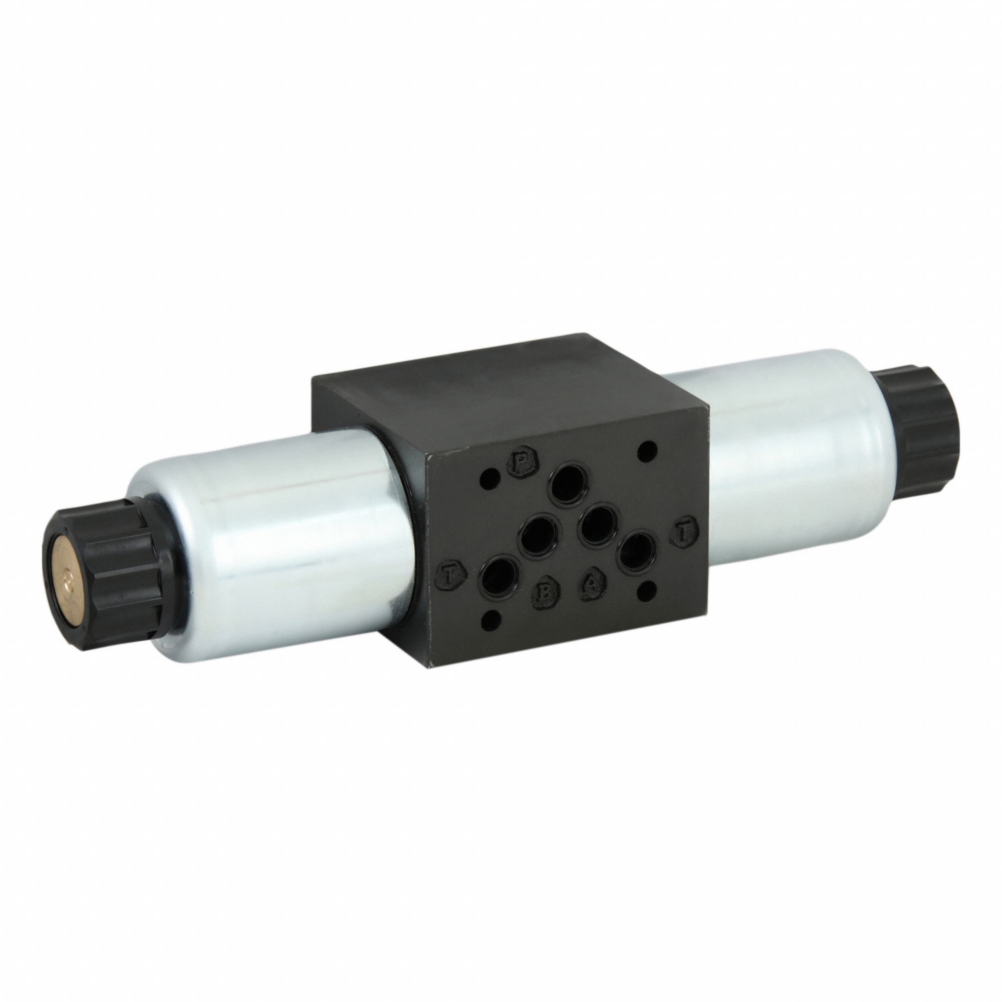 Hydraulic Directional Valve: 39.6 gpm Max Flow Rate, D05 NFPA Size, Three Positions, 12V DC