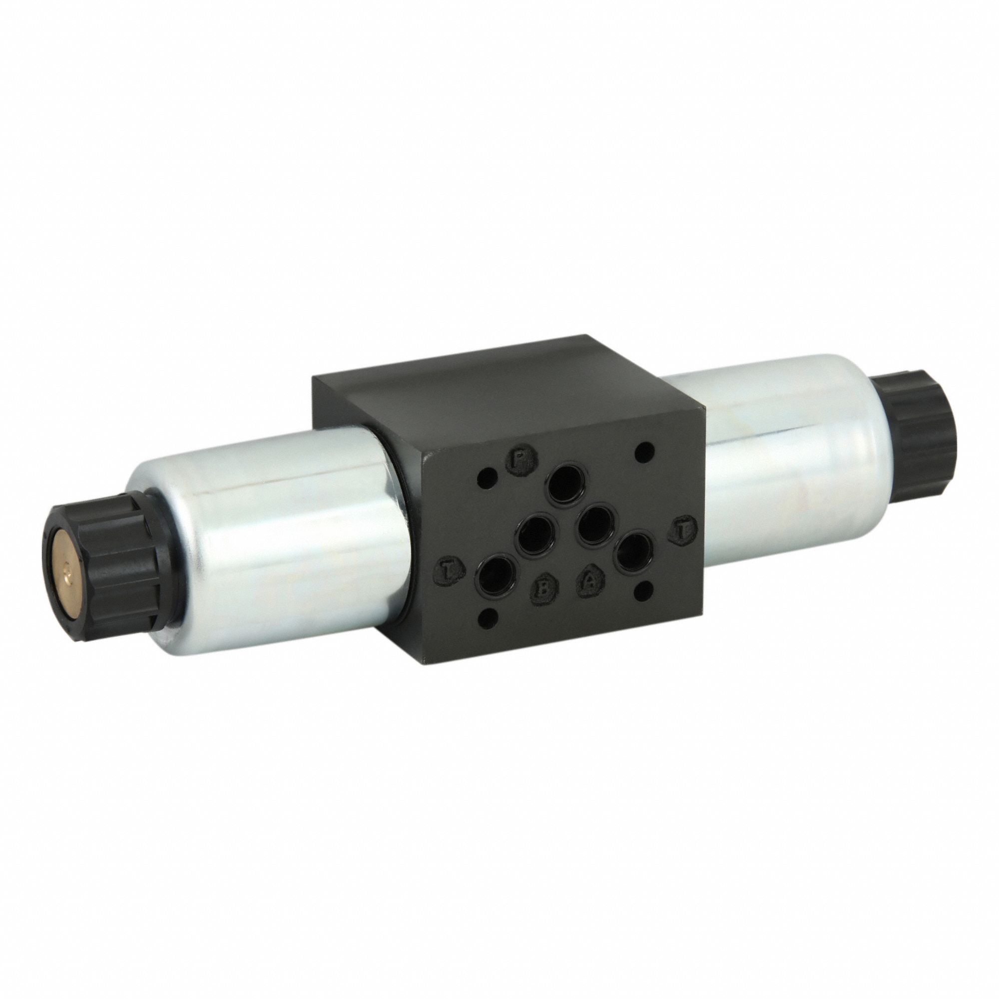 Hydraulic Directional Valve: 39.6 gpm Max Flow Rate, D05 NFPA Size, Three Positions, 12V DC