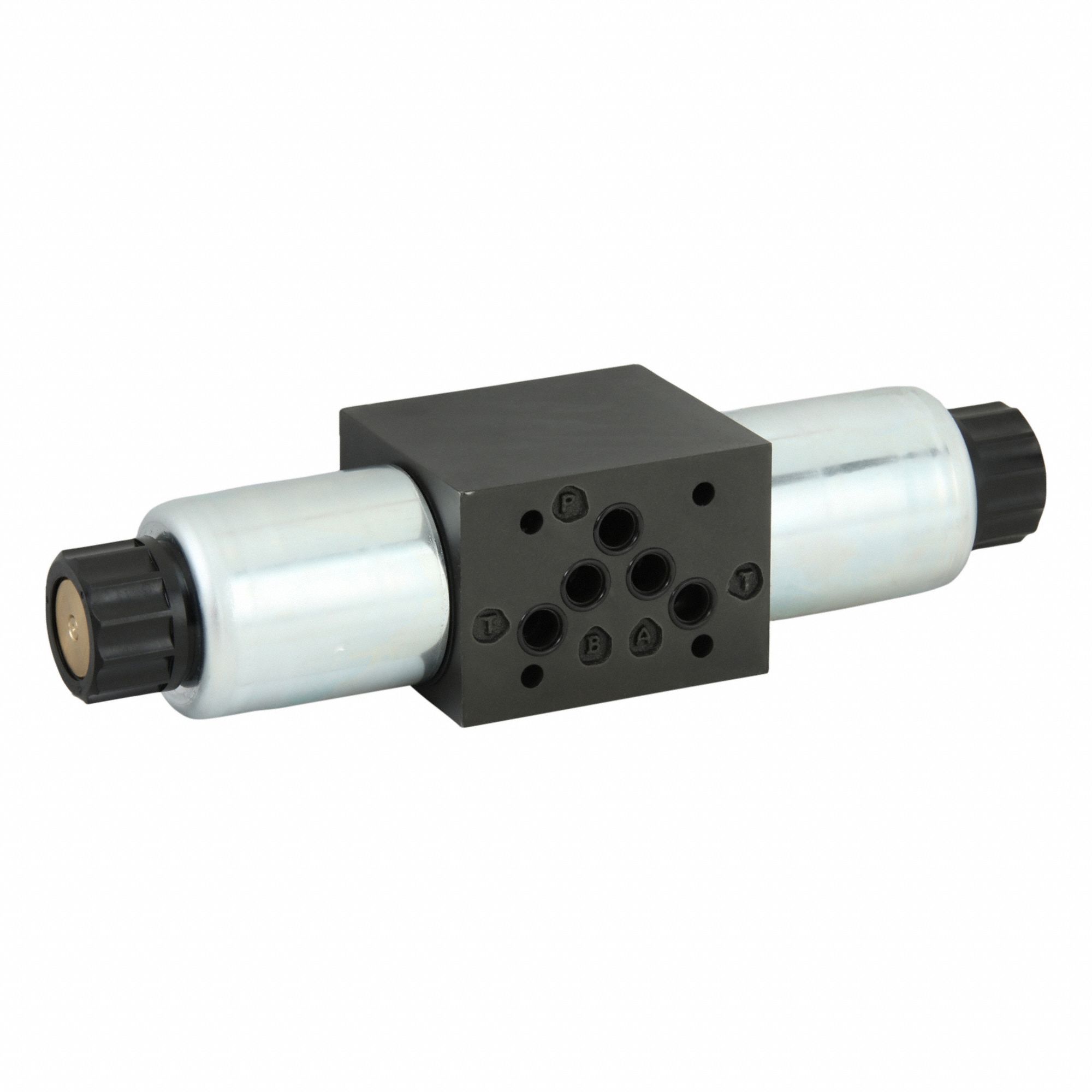 Hydraulic Directional Valve: 27.7 gpm Max Flow Rate, D05 NFPA Size, Three Positions, 12V DC